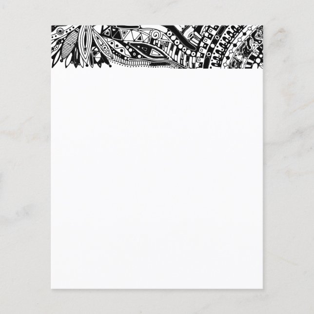 Black And White Geometric Art 15 (Front)