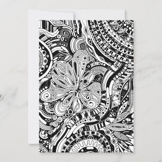 Black And White Geometric Art 15 (Front)