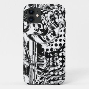 Black And White Geometric Art 20 iPhone 11 Case