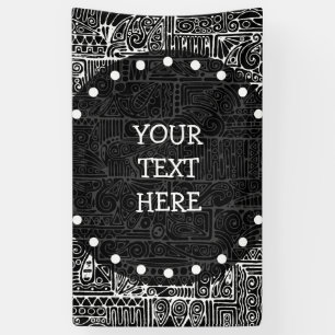 Black And White Geometric Art 2 Banner