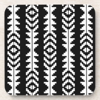 Black and White Geometric Boho Design