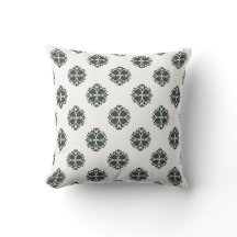 Black and White Geometric Medallion