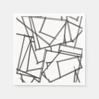 Black And White Geometric-Modern Minimalist