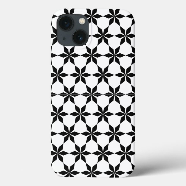 Black and White Geometric pattern  Case-Mate iPhone Case (Back)