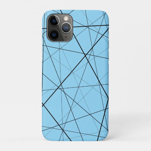 Black and white geometric pattern Case-Mate iPhone case (Back)