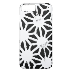 Black and white geometric pattern iPhone 8 plus/7 plus case