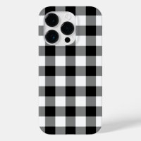 Black and White Gingham Pattern