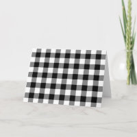 Black and White Gingham Pattern