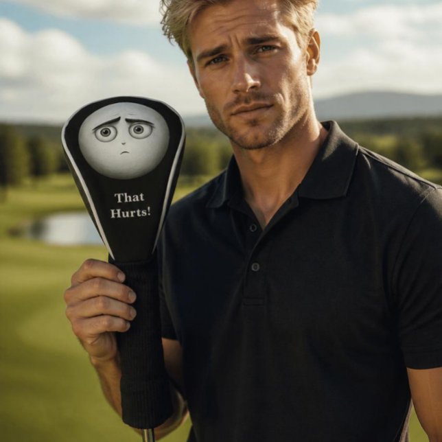 Black and White Golf head Cover (AI Generated Model)