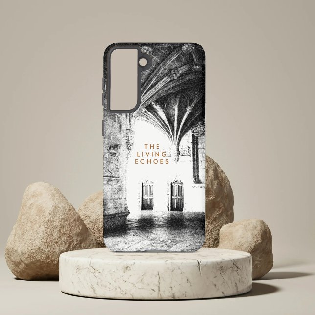 Black and White Gothic Architecture Sketch Samsung Galaxy S21 Case (Creator Uploaded)