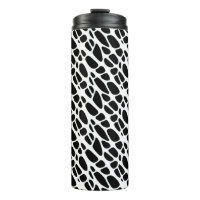 Black and White Gothic Organic Web Pattern