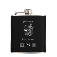 Black and white Gothic Wedding Best Man