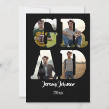 Black and White GRAD Photo Party