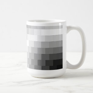 Black And White Gradient Coffee Mug