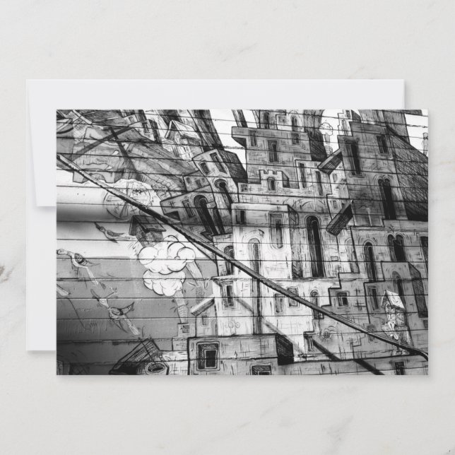 Black and White Graffiti in San Francisco (Front)