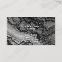 Black and White Granite Business Card