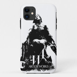 Black and white graphics iPhone 11 case