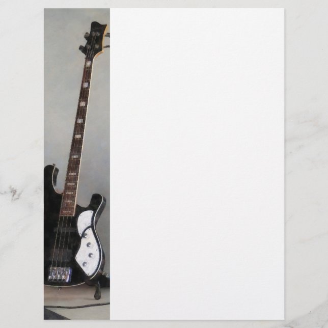 Black and White Guitar (Front)