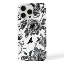 Black and White Halloween Case Optimised iPhone 15
