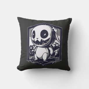 Black and White Halloween Pokémon Cushion