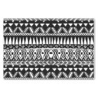 Black and White Hand Drawn Modern Tribal Aztec