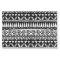 Black and White Hand Drawn Modern Tribal Aztec