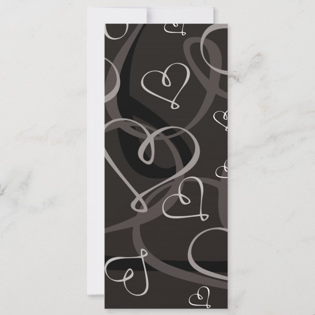 Black and white heart pattern (Front)