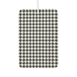 Black and White Houndstooth by Shirley Taylor Car Air Freshener