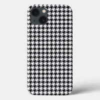 Black and White Houndstooth by Shirley Taylor