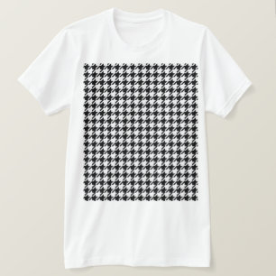 Black and White Houndstooth by Shirley Taylor T-Shirt