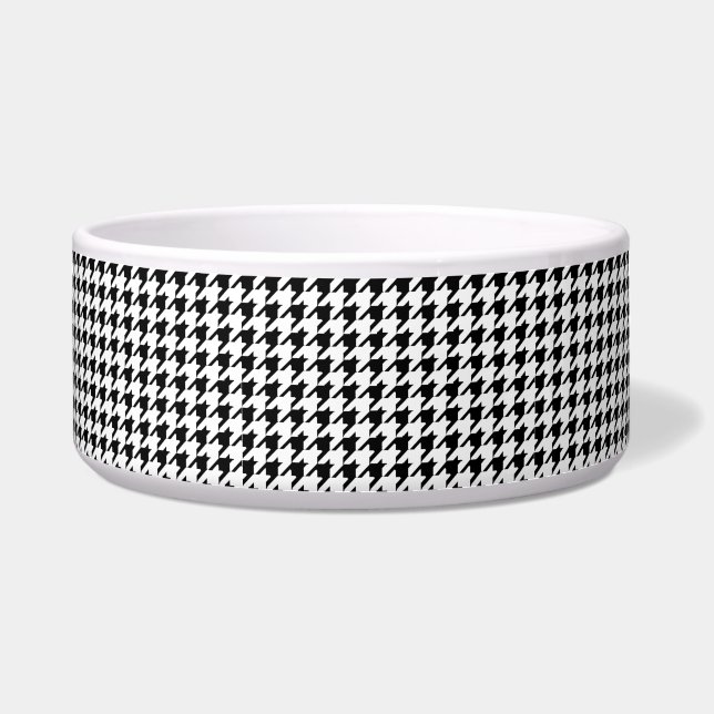 Black and White Houndstooth Dog (Front)