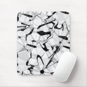 Black and White in Motion Mousepad