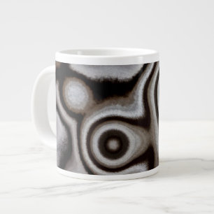 Black and white Jasper stone Large Coffee Mug