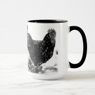 Black and White Jersey Giant Mug
