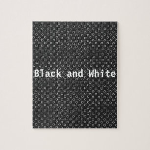 Black and White Jigsaw Puzzle