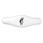 Black And White Kokopelli Pattern Southwest Design