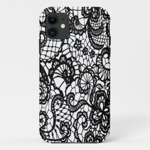 Black and White Lace Phone Case