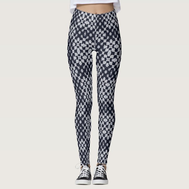 Black and white leggings  (Front)