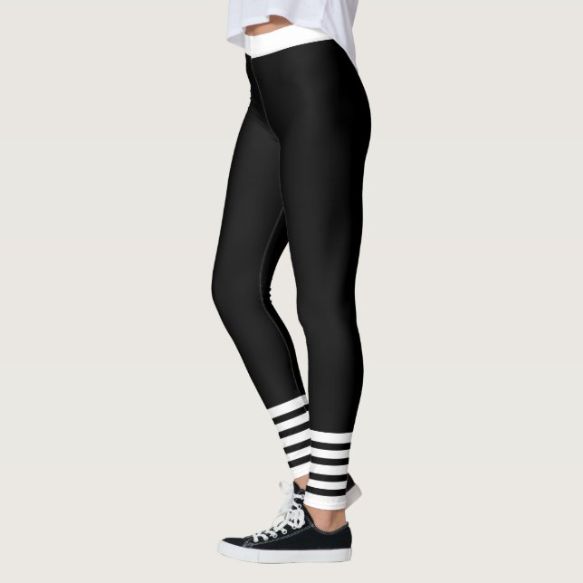 Black and White Leggings (Left)