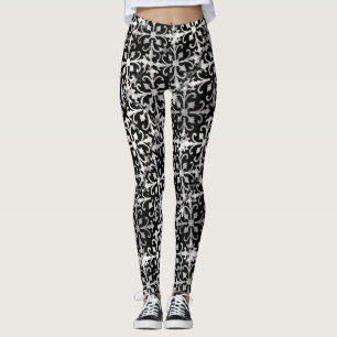 Black and White Leggings