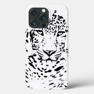 Black and White Leopard Case-Mate iPhone Case