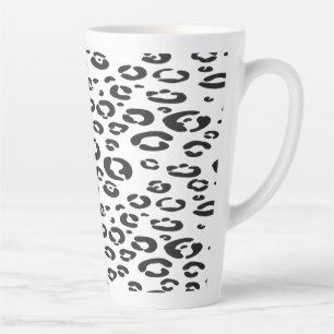 Black and White Leopard Print Design Mug