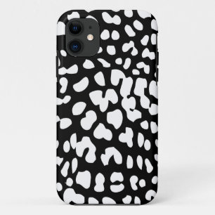 Black and White Leopard Print iPhone 5 Case