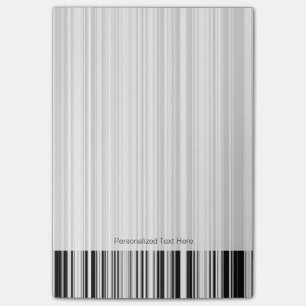 Black And White Lines Post-it Notes