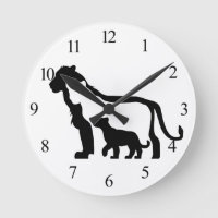 Black and White Lions