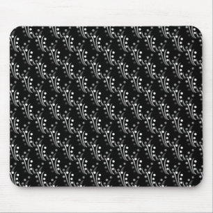Black and White Luxurious Glam Mousepad