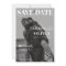 Black and White Magazine Cover Photo Wedding