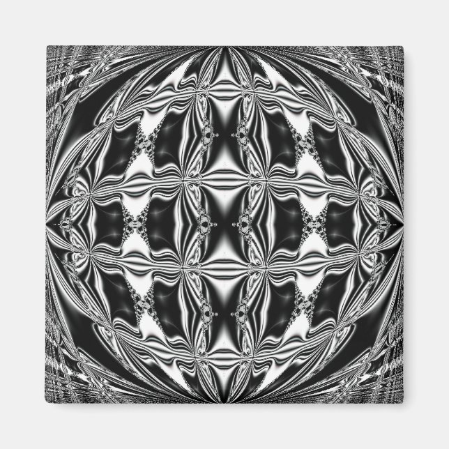 black and white magnet (Front)
