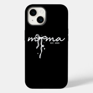 Black and White Mama Est Personalised Case-Mate iPhone 14 Case