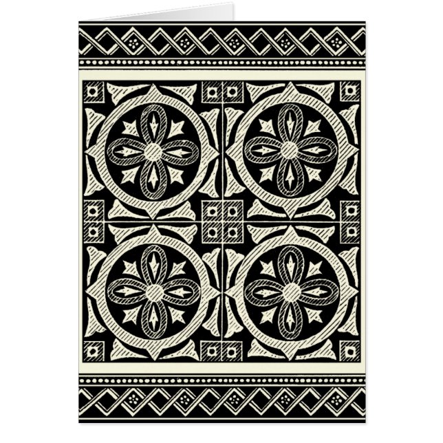 Black and White Mandala Motif by Vision Studio (Front)